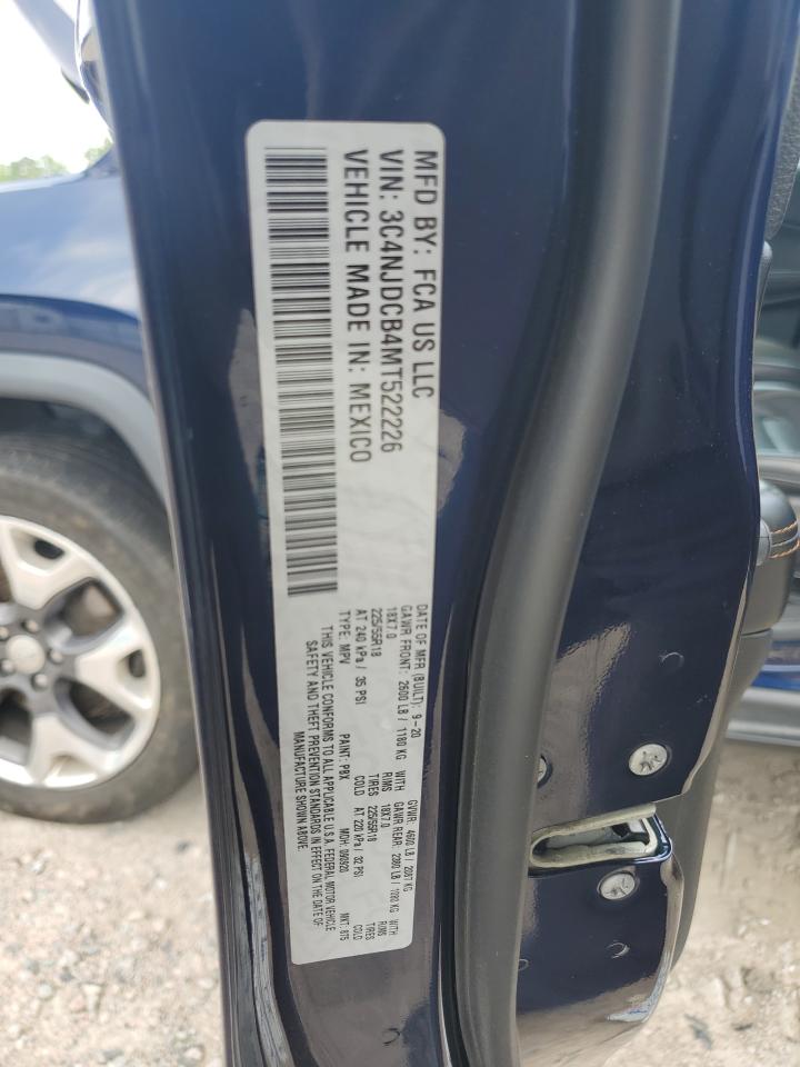 3C4NJDCB4MT522226 2021 Jeep Compass Limited