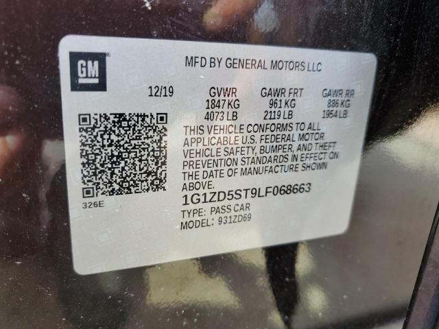 2020 CHEVROLET MALIBU LT - 1G1ZD5ST9LF068663