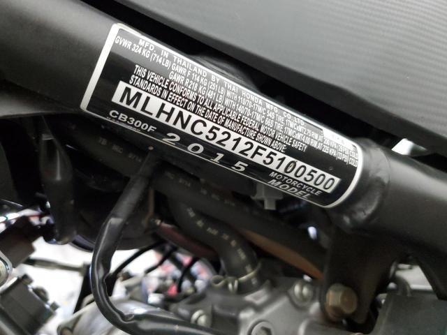 2015 HONDA CB300 F MLHNC5212F5100500