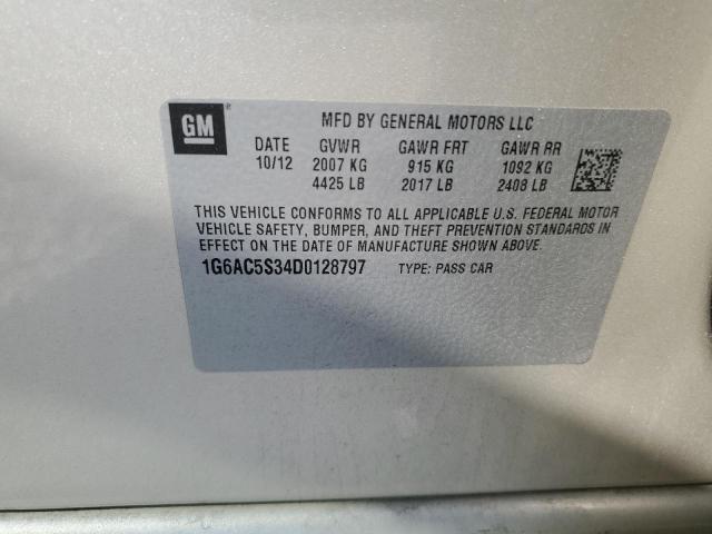 2013 Cadillac Ats Performance VIN: 1G6AC5S34D0128797 Lot: 62449854