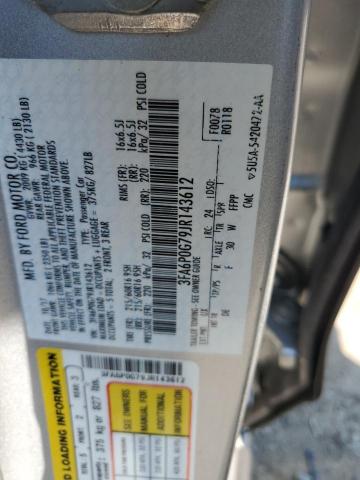 VIN 3FA6P0G79JR143612 2018 Ford Fusion, S no.12