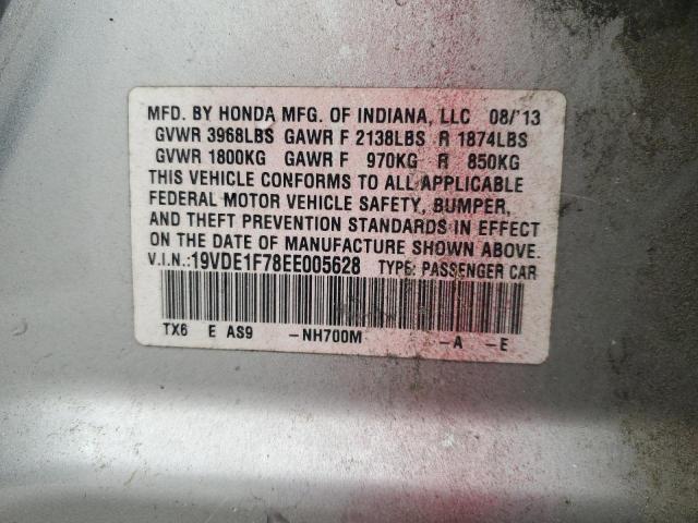 VIN 19VDE1F78EE005628 2014 Acura ILX, 20 Tech no.12