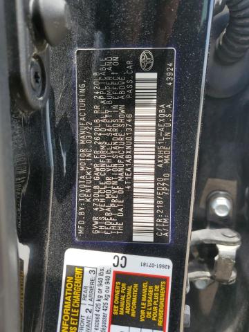 2022 TOYOTA AVALON NIG 4T1EA1ABXNU013746