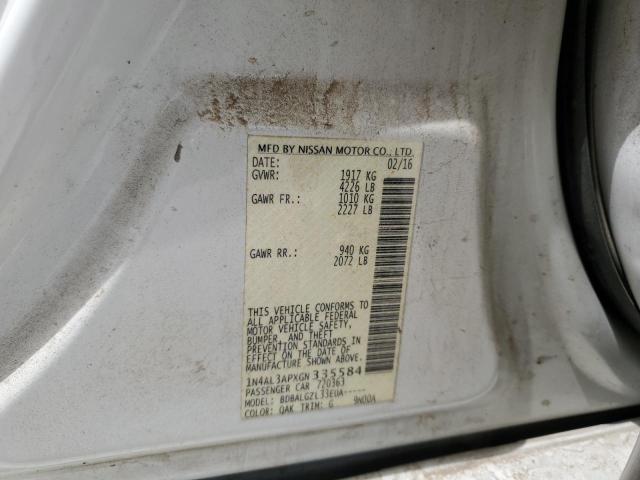 2016 NISSAN ALTIMA 2.5 - 1N4AL3APXGN335584