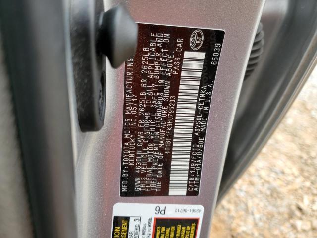2017 TOYOTA CAMRY LE - 4T1BF1FK9HU795233