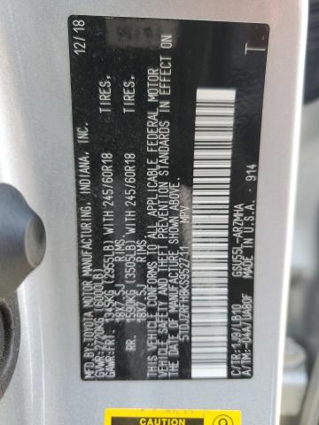 VIN 5TDJZRFH8KS952711 2019 Toyota Highlander, SE no.13