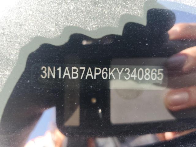 2019 Nissan Sentra S VIN: 3N1AB7AP6KY340865 Lot: 61492874