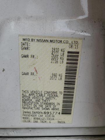 2015 NISSAN ALTIMA 2.5 - 1N4AL3AP0FN895774
