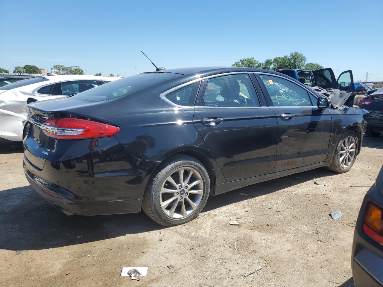 2017 Ford Fusion Se vin: 3FA6P0HD9HR167035