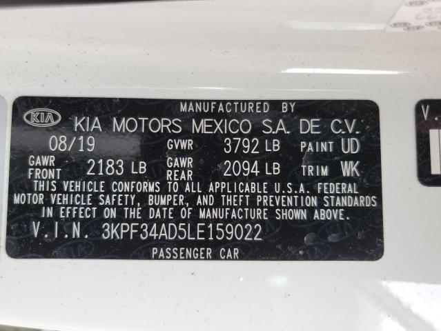 2020 KIA FORTE GT L - 3KPF34AD5LE159022