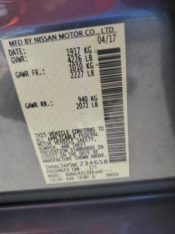 2017 NISSAN ALTIMA 2.5 - 1N4AL3AP5HC234658