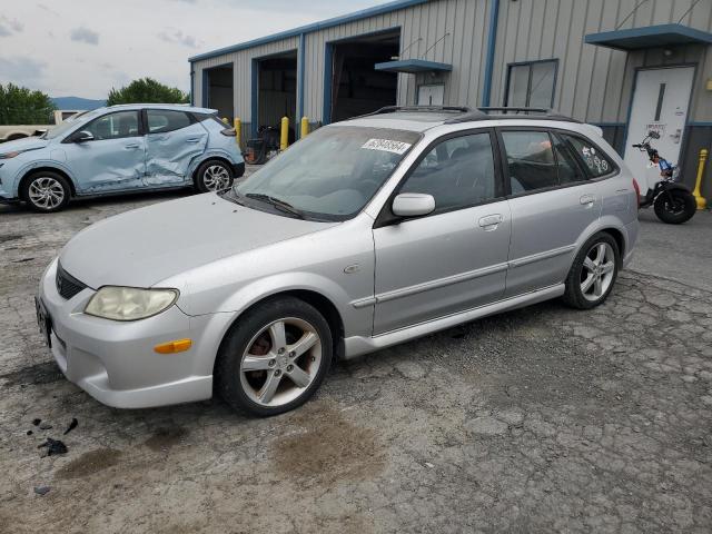 MAZDA PROTEGE 2003 silver  gas JM1BJ245131200147 photo #1