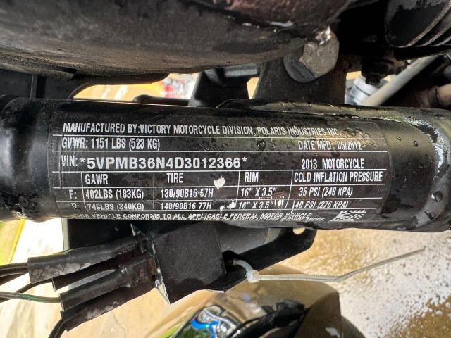 2013 VICTORY MOTORCYCLES JUDGE 5VPMB36N4D3012366