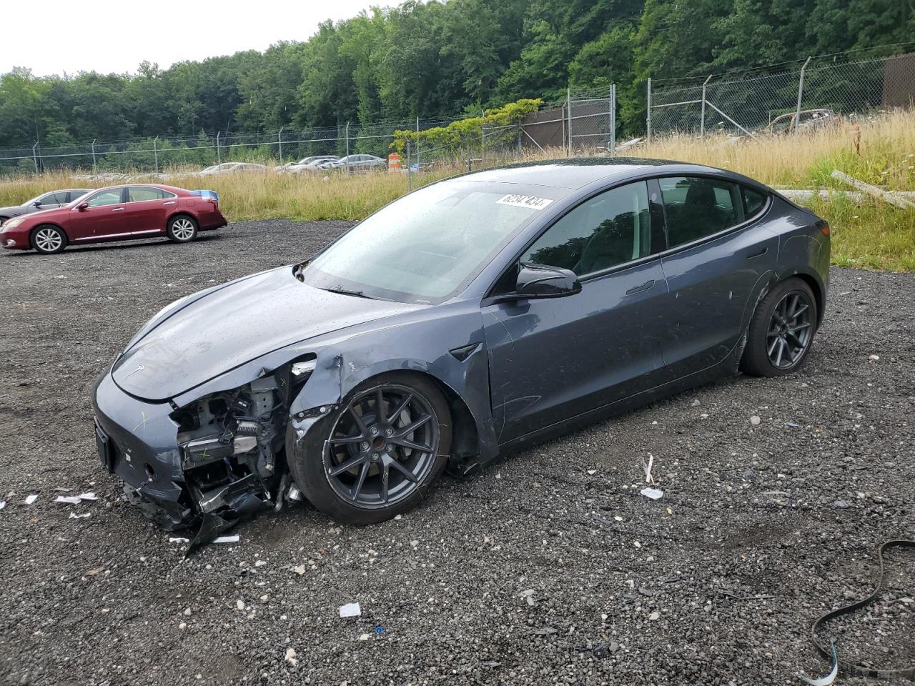 Lot #2879200269 2023 TESLA MODEL 3