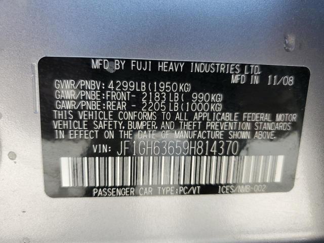 2009 Subaru Impreza Outback Sport VIN: JF1GH63659H814370 Lot: 62300634