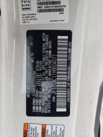 2017 SUBARU BRZ 2.0 LI - JF1ZCAC11H8604071