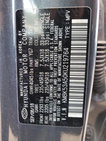 2019 HYUNDAI KONA ULTIM - KM8K53A50KU219764