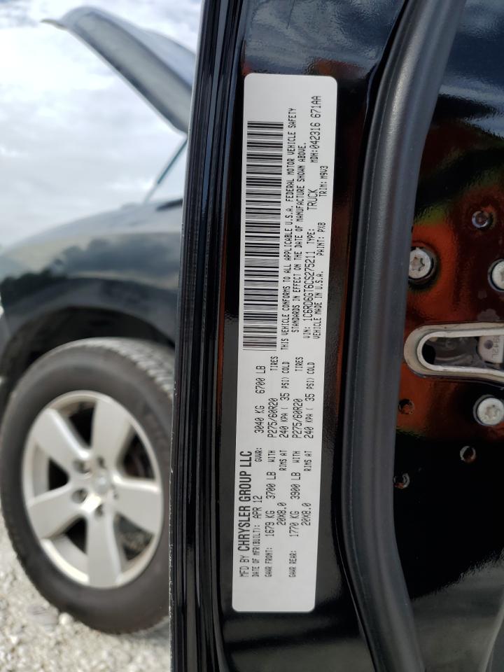 1C6RD6GT6CS275211 2012 Dodge Ram 1500 Slt