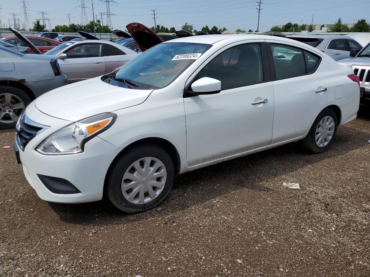 2019 Nissan Versa S vin: 3N1CN7AP7KL823472