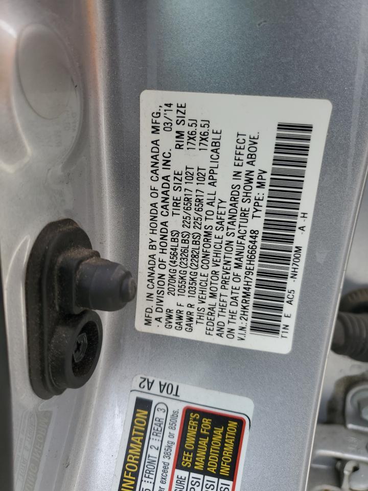 2HKRM4H79EH666448 2014 Honda Cr-V Exl