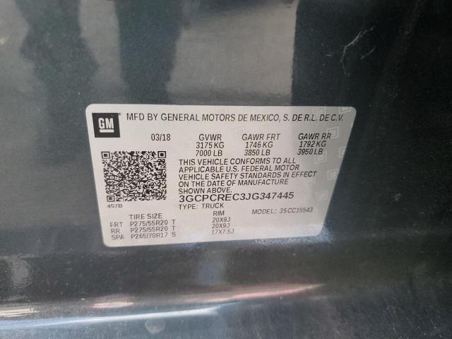 2018 CHEVROLET silverado - 3GCPCREC3JG347445