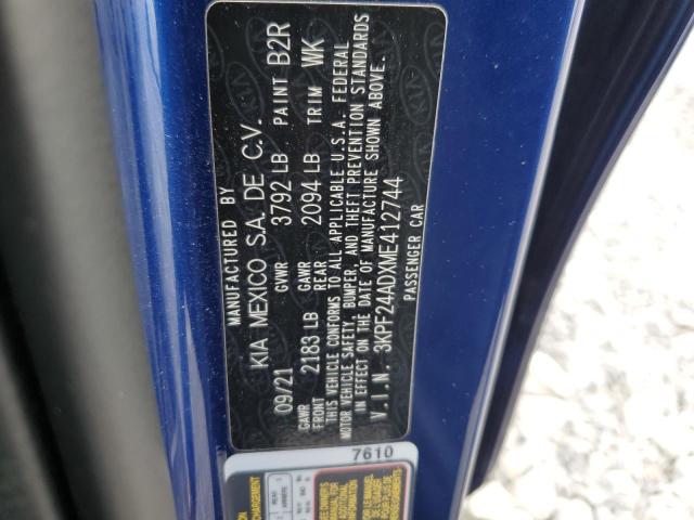 2021 KIA FORTE FE - 3KPF24ADXME412744