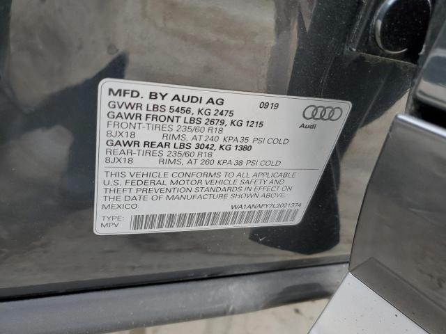 VIN WA1ANAFY7L2021374 2020 Audi Q5, Premium no.12