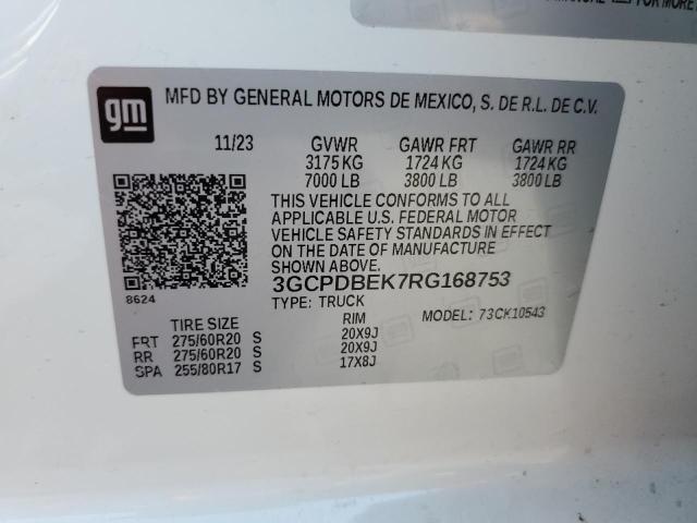2024 CHEVROLET SILV1500 4 3GCPDBEK7RG168753