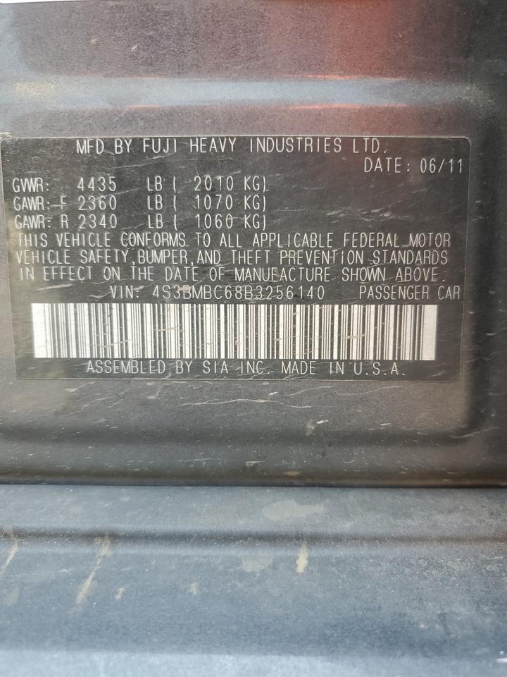 4S3BMBC68B3256140 2011 Subaru Legacy 2.5I Premium