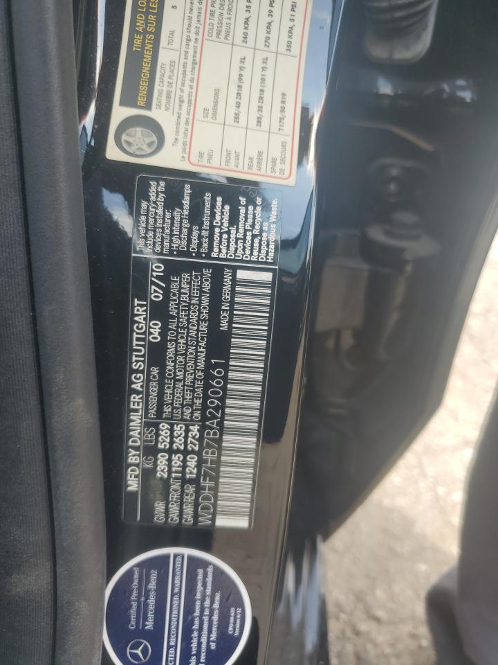 WDDHF7HB7BA290661 2011 Mercedes-Benz E 63 Amg