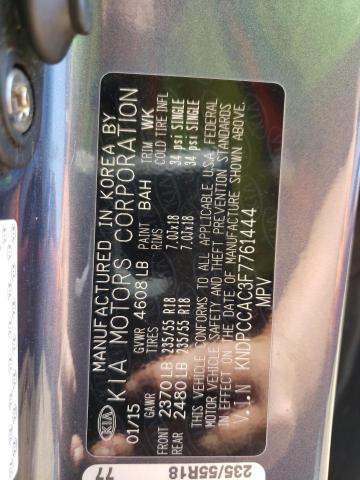 2015 KIA SPORTAGE E - KNDPCCAC3F7761444