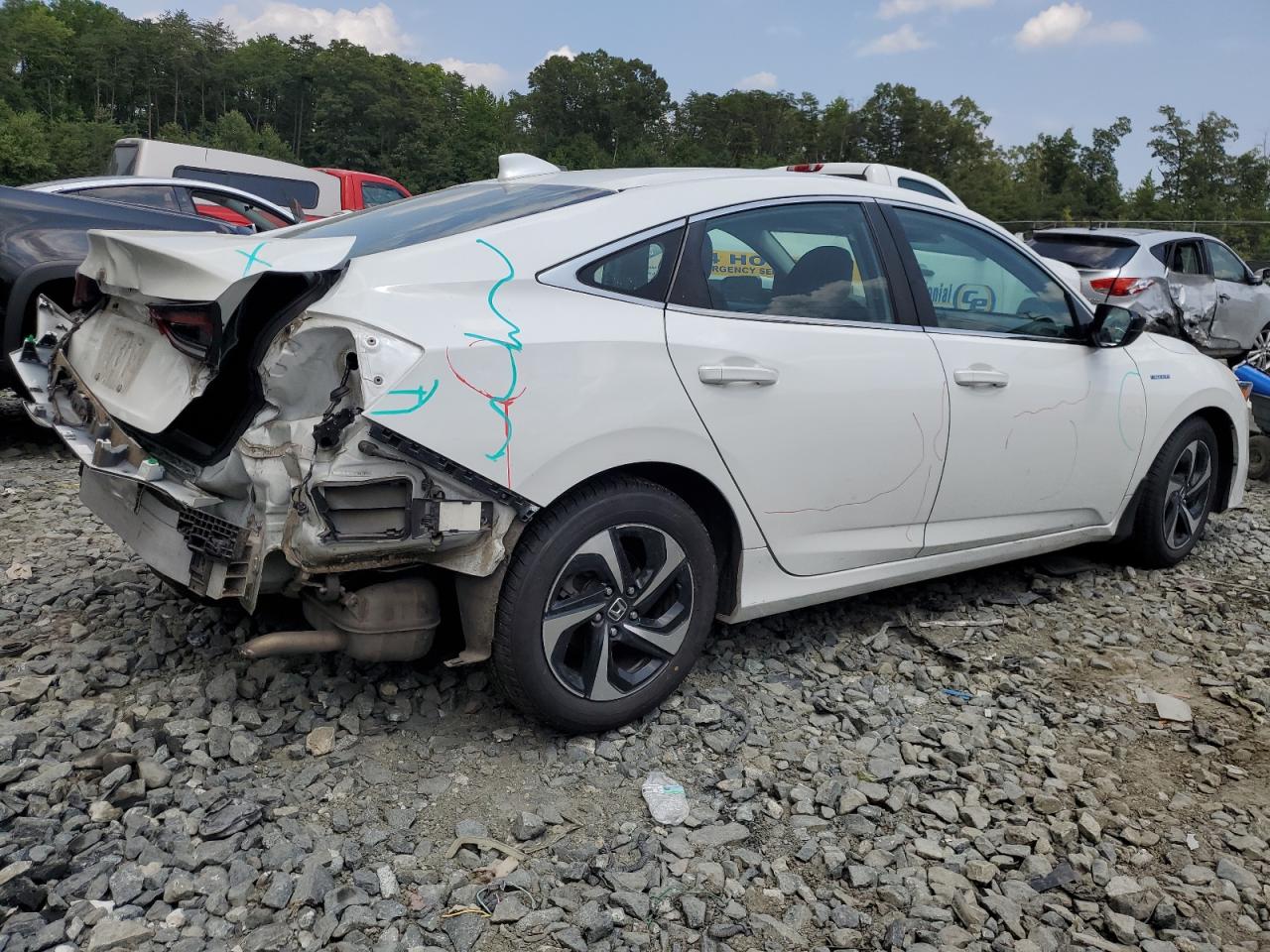 Lot #2928596686 2021 HONDA INSIGHT EX