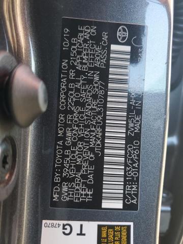 2020 TOYOTA PRIUS L - JTDKARFU9L3107877