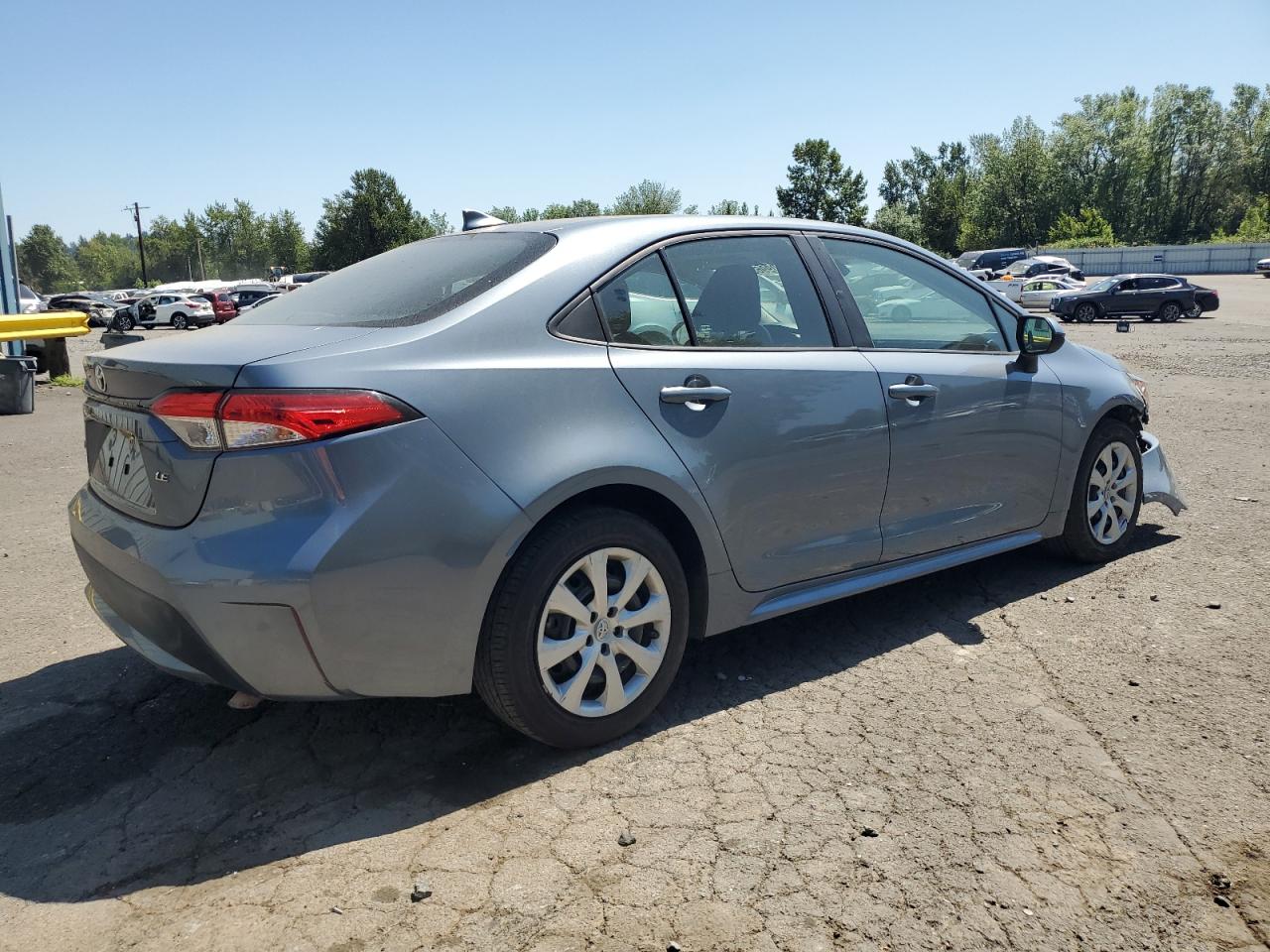 TOYOTA COROLLA LE 2021 blue  gas 5YFEPMAE2MP182198 photo #4