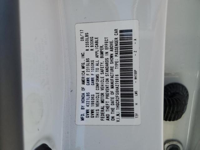 2017 HONDA ACCORD SPO - 1HGCR2F56HA279916