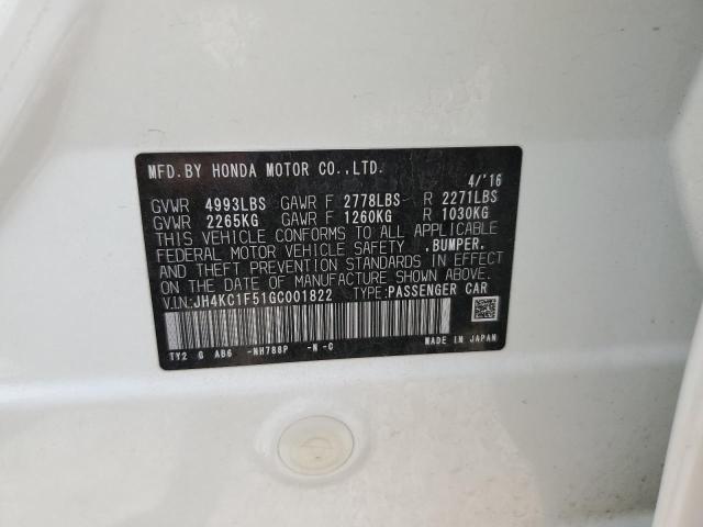 2016 ACURA RLX TECH - JH4KC1F51GC001822