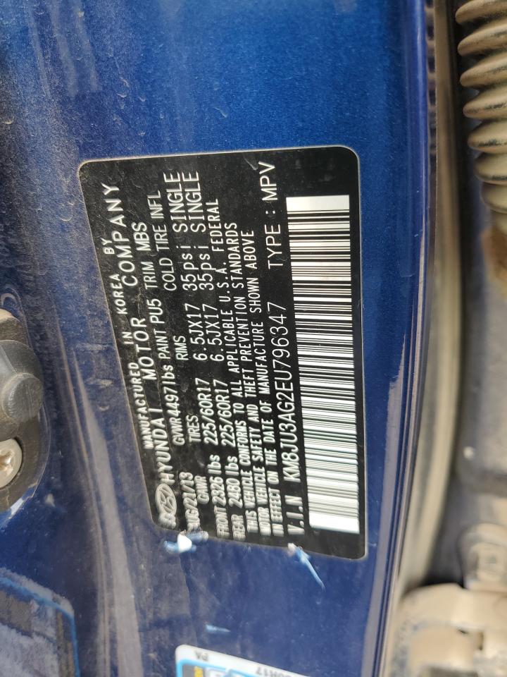 KM8JU3AG2EU796347 2014 Hyundai Tucson Gls