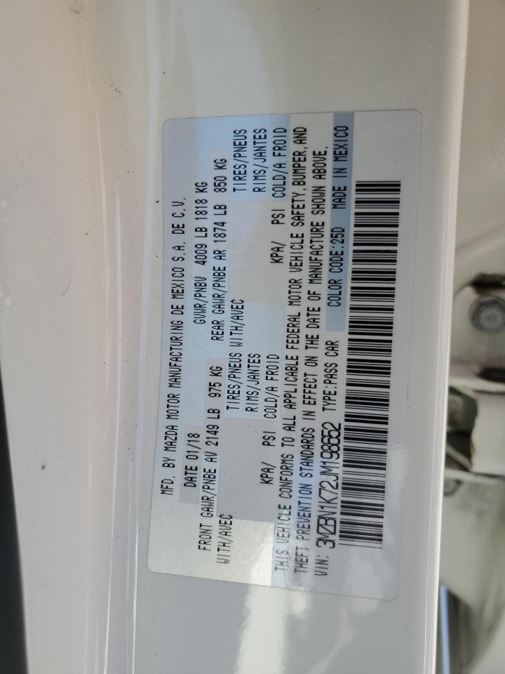 3MZBN1K72JM198652 2018 Mazda 3 Sport