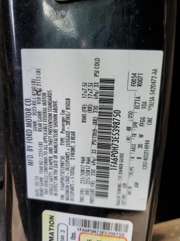 VIN 1FA6P0H73E5398750 2014 Ford Fusion, SE no.12