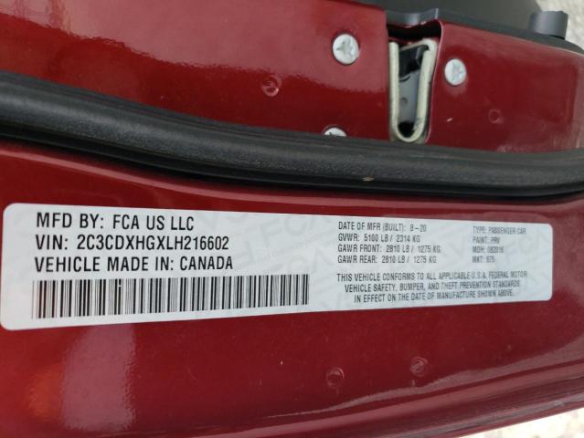 2020 DODGE CHARGER GT - 2C3CDXHGXLH216602