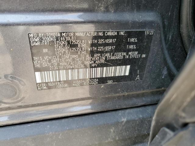 VIN 2T3G1RFV9RW416236 2024 Toyota RAV4, LE no.13