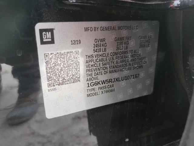 2020 CADILLAC CT6-V - 1G6KW5RJXLU107167