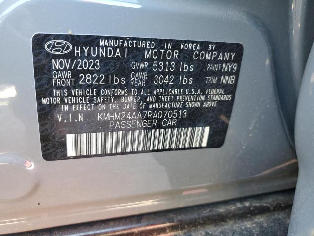 2024 HYUNDAI IONIQ 6 SE - KMHM24AA7RA070513