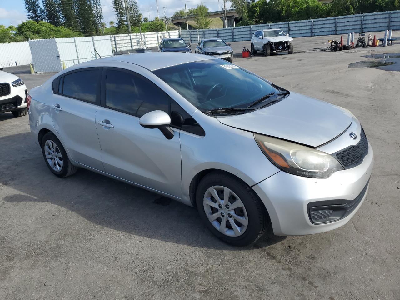 2014 Kia Rio Lx vin: KNADM4A37E6352239