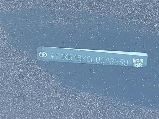4T1K61BK0LU013559 2020 TOYOTA CAMRY
