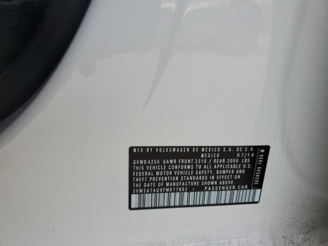 2015 VOLKSWAGEN GOLF TDI - 3VW2A7AU9FM017852