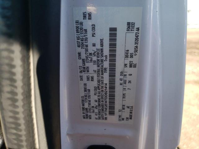 2013 Ford Econoline E250 Van VIN: 1FTNE2EW7DDB21414 Lot: 61790984