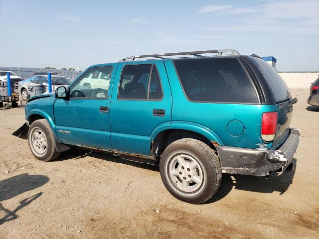 CHEVROLET BLAZER 1996 green 4dr spor gas 1GNDT13W6T2282966 photo #3