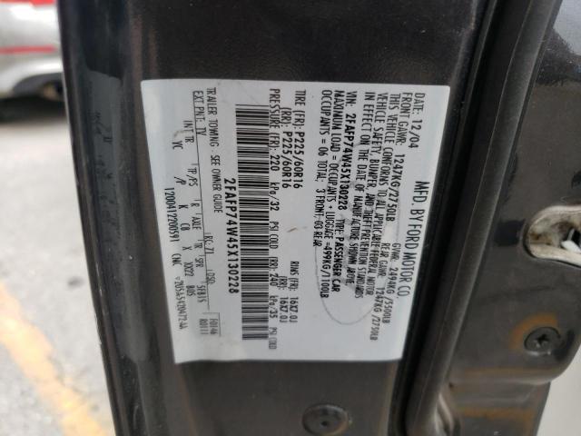 2005 Ford Crown Victoria Lx VIN: 2FAFP74W45X130228 Lot: 62122074