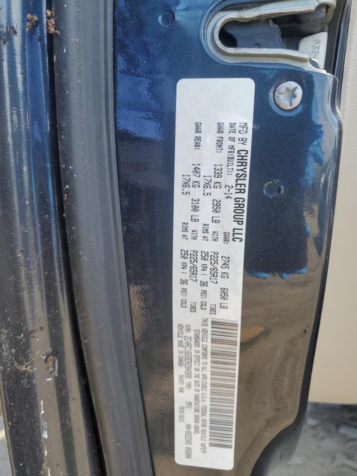 2014 Chrysler Town & Country Touring vin: 2C4RC1BG5ER294989